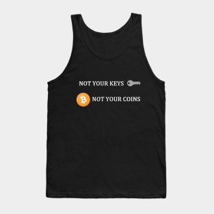 Not your coins Tank Top